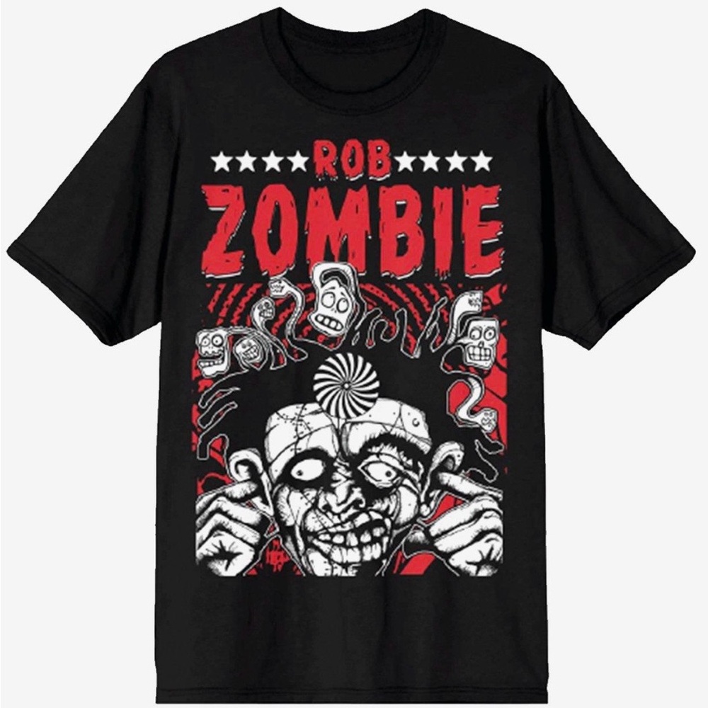 Rob Zombie Freak Show Black Graphic T-Shirt